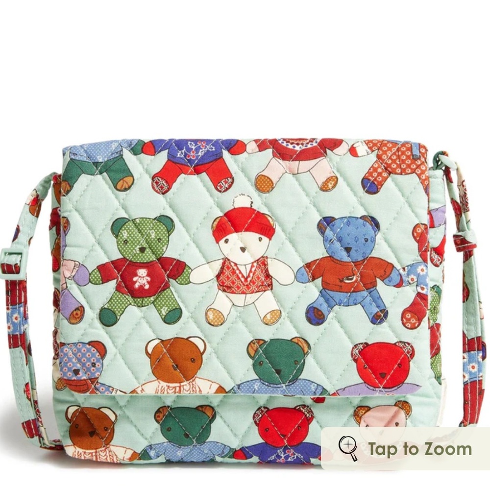 Vera Bradley Small Flap Hipster in Toasty Teddies